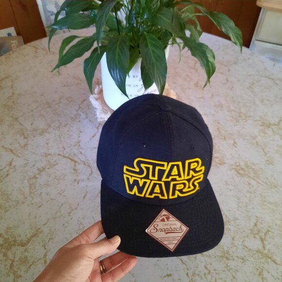 Vintage 1997 Star Wars Original SnapBack Hat Adjustable NWT!! - Black, OS - Picture 15 of 15